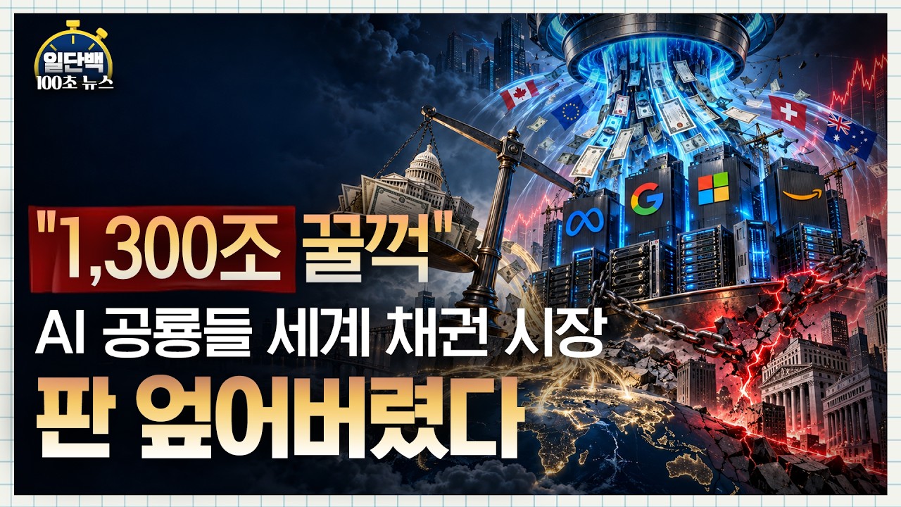 Featured image of post AI 공룡들이 채권시장을 흔든다: 1,300조 조달과 고금리의 장기화